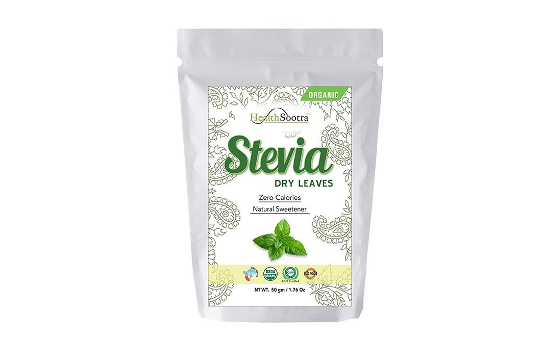 Healthsootra Stevia Dry Leaves (Zero Calories Natural Sweetener)    Pack  50 grams